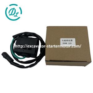 Quality 12V Solenoid Valve Coil DH60-7 Excavator Spare Parts 13.6mm*52.2mm wholesale