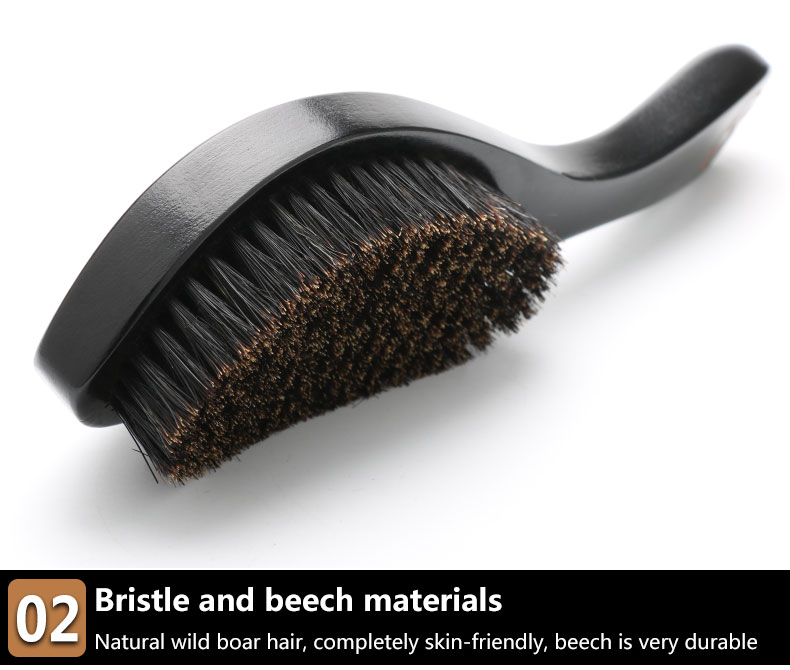 Personalized Wave Brush Wave Detangling Brush For Men'S Curly Thick Wet And Dry Hair