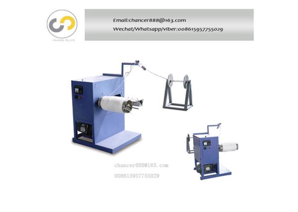 Cheap Twisted paper rope winding machine, round rope rewinding machine for sale