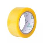 Yellow Brown Custom Waterproof Acrylic Bopp Single Sided Pressure Sensitive