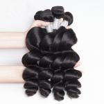 Human Hair Extension Real Human Hair Loose Wave Bundle 1B