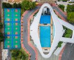 Jointless Self Leveling Liquid Plastic Floor Coating Outdoor Sports Court