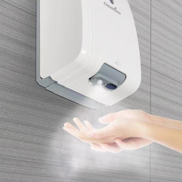 Wall Mounted 2000ml Automatic Plastic Hand Alcohol Spray Liquid Foam Toilet