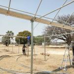 Single Layer Roof and Side Ventilation Namibia Commercial Greenhouse for