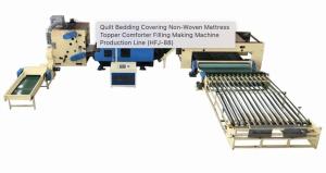 Quality Fully Automatic Quilt Production Line Polyester Fiber 160kg Per Hour wholesale