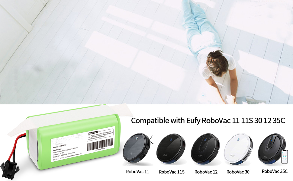 Ecovacs Deebot 2600mAh Lithium Ion Battery 14.4V Rechargeable Battery N79S