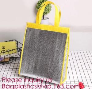Quality Customized logo printing insulated food delivery cooler bag,wholesale waterproof food delivery thermal bags bagplastics wholesale