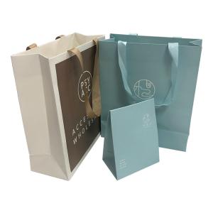 Quality Elegant Personalized Paper Gift Bags , Colored Paper Gift Bags With Handles wholesale