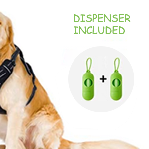 Dog Poop Bag Cornstarch Compostables, Unscented Environment Friendly Compostable Dog Pet Poop Bags, Star Seal Leak Proof