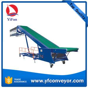 Automatic Truck Loading Conveyors without docks for cartons boxes bags packages