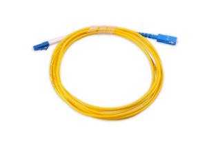 Quality LAN Single Mode Optical Fiber Jumper , Test Equipment Sc Lc Fiber Patch Cord wholesale