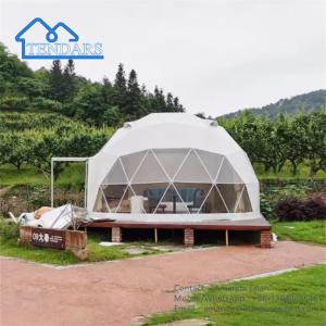 Quality Waterproof Glamping Geodesic Eco Dome Tents Weatherproof Pvc House Tent wholesale