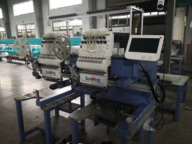 Dahao 285A Computer Two Head Embroidery Machine Single Phase 110V