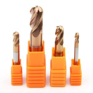 Quality HRC55 Carbide End Mill 6mm Ball Nose End Mill Spiral Endmill Milling Cutter wholesale