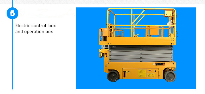 Steerable Hand Operated Scissor Lifting Platform