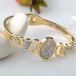 Diamond Bracelet Jewelry Fashion Cuff Bangle,oblong Shell Stainless Steel Bangle