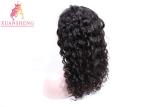360 Lace Frontal Wig Human Hair , Virgin Indian Hair Italian Curly For Women