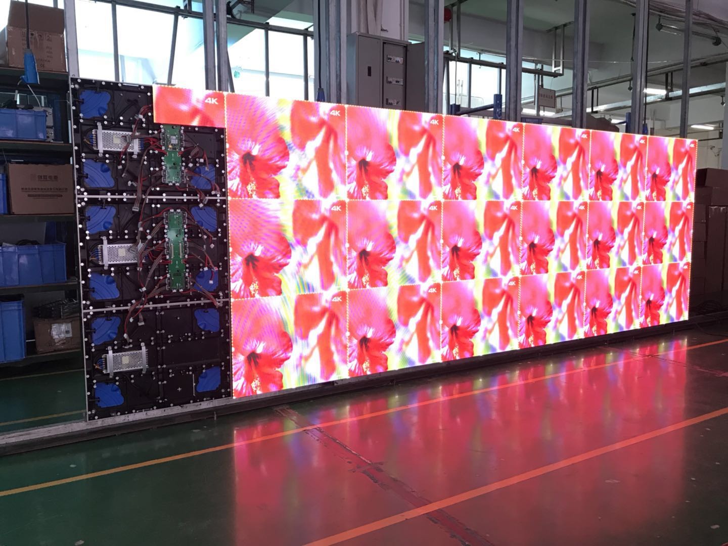 IP33 Waterproof Rental Indoor LED Video Screen 640mm*480mm Wall Mounted Shenzhen Factory