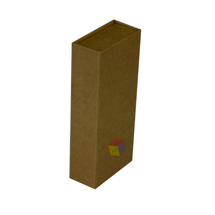 Kraft Paper Cosmetic Serum Dropper Bottle Packaging Gift Boxes with Foam Insert Rigid Boxes