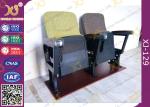Small Folded Church Seating Chairs , Steel Frame University Lecture Hall Seating