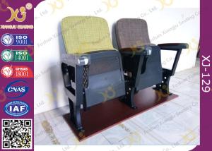 Quality Small Folded Church Seating Chairs , Steel Frame University Lecture Hall Seating wholesale