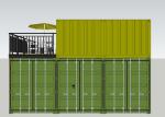 20GP Combined Modular Shipping Container House With PVC Floor