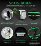 240x120x200,Grow Tent Grow Room, High Reflectivity Mylar Fabric Tent with