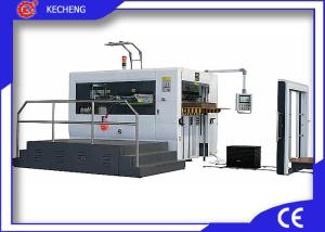 Quality Semi Auto Flatbed Die Cutting Creasing Machine / Paperboard Flat Bed Die Cutting Machine wholesale