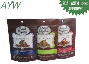 Quality Plastic Food Stand Up k Bags Moisture Resistant , PET Biodegradable Food Packaging Pouches wholesale