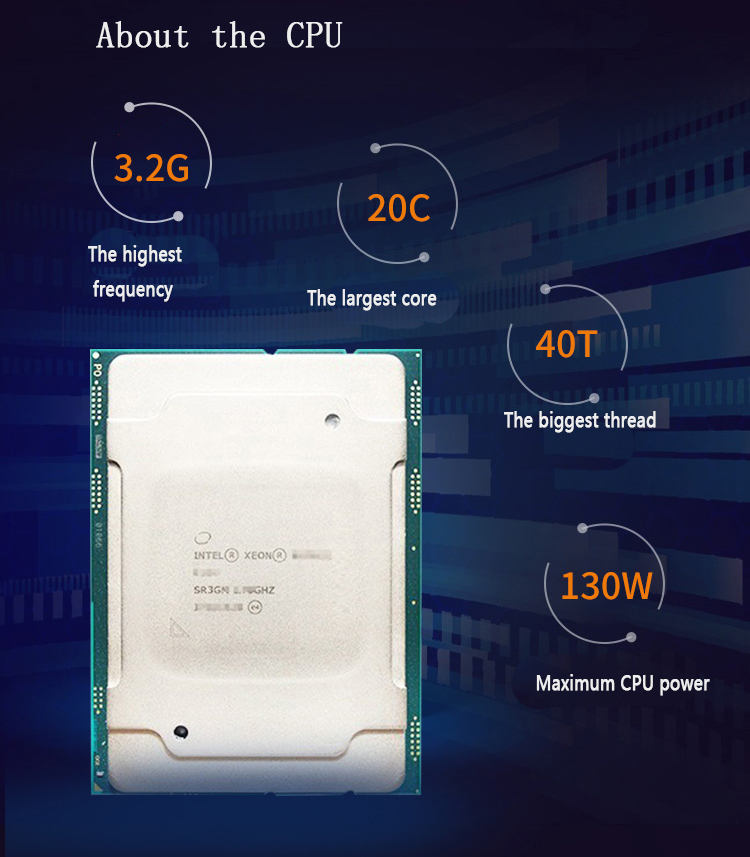 Intel Xeon Workstation Server Microprocessor CPUS 8160 8168 8176 8180