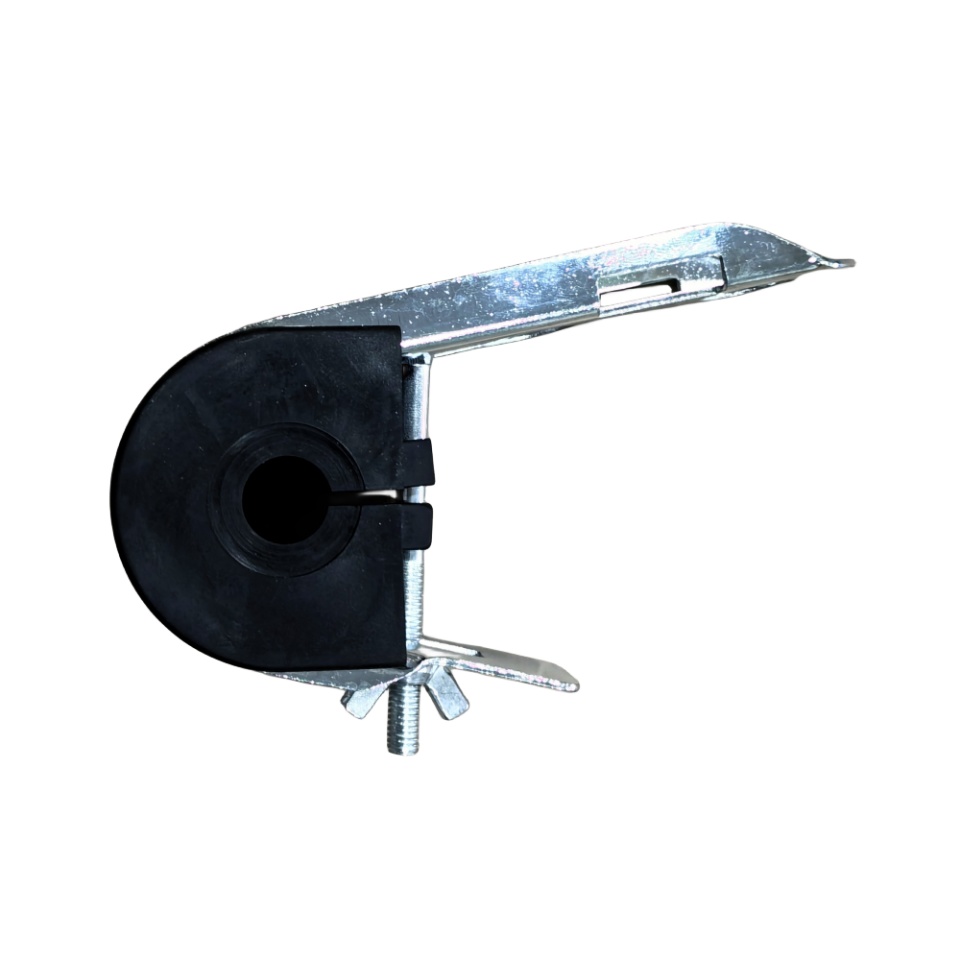 PA500 Overhead Soft Rubber TPR Material ADSS Cable Optical Fiber Suspension Nylon Clamp