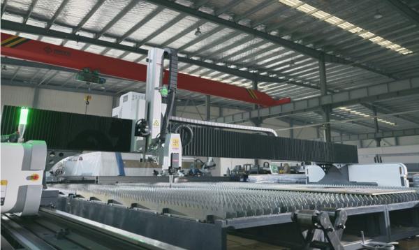 High Power Large Format 12KW Metal Fiber Laser Cutting Machine for Thick Metal