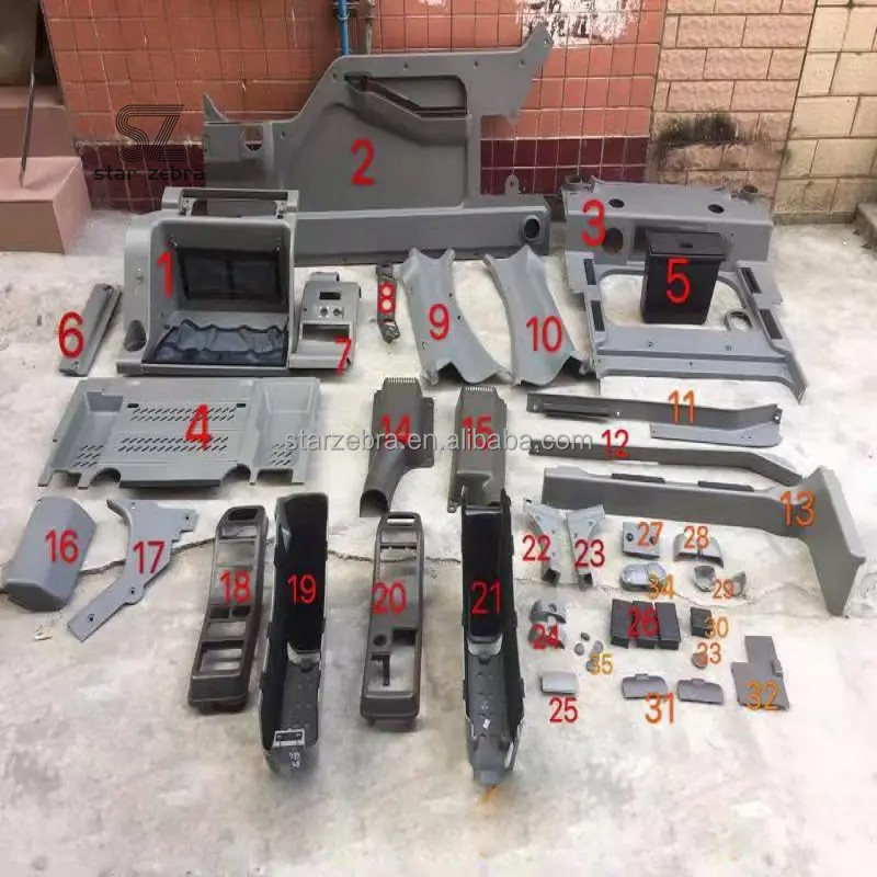 Excavator Cab Trim Panel Plastic Board for Construction Works EC210B 240B 290B 360B and Long-Lasting Easy to Install