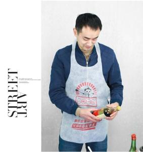 Quality OEM Adjustable Disposable Non Woven Apron Sleeveless AZO Free wholesale