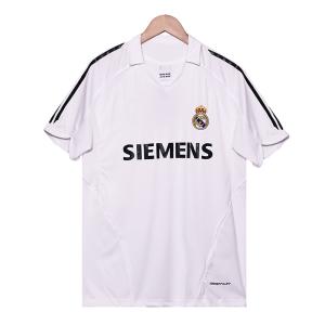 Quality 2005-2006 Real Madrid Retro Home Football Shirts Accepting Group Orders wholesale