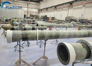 Quality Corrosion Resistance GRP Pipe ASME Marine Fiberglass Exhaust Tube wholesale