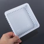 Supermarket Thermoform Plastic Trays Rectangle PP For Food