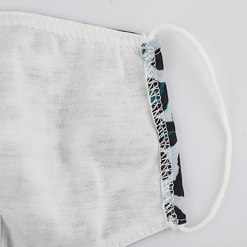 OEM ODM Supported Waterproof Leopard Printed Cotton Dust Mask