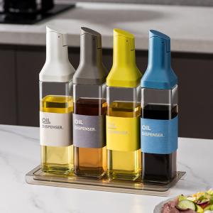 Quality 500ml Capacity Glass Kitchen Oil and Vinegar Bottle with Stylish Leak-Proof Dispenser wholesale