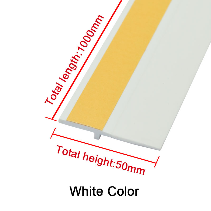 50mm White Pvc Door Bottom Seal Strip Wind proof