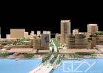Acrylic Urban 3D Architectural Model Maker Chengdu 5G Smart City 1:100