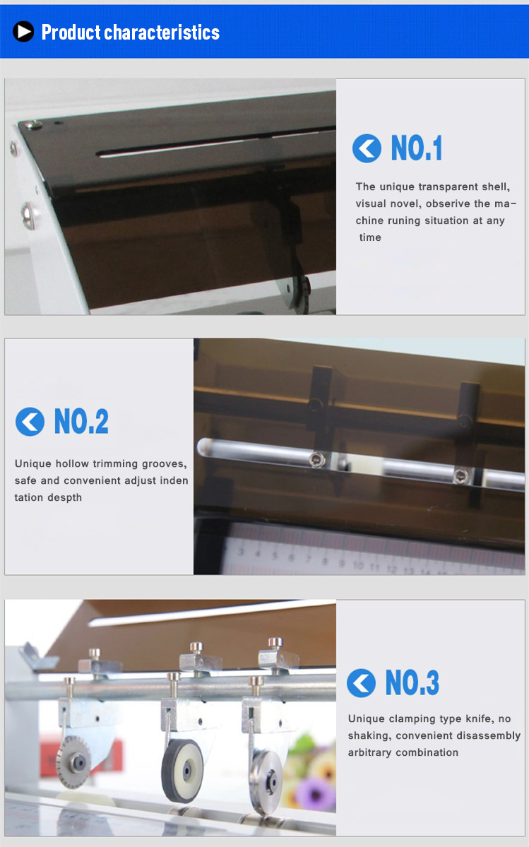 460mm Automatic Paper Creasing and Perforating Machine for Other Paper Cutting Needs