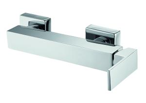 Quality Simple Square Shower Mixer Faucet Zinc Handle Elegant Rust Proof wholesale