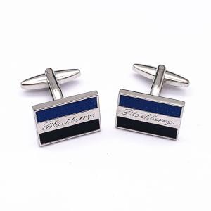 Quality Metal Plated Mens Fashion Cufflinks , Logo Customized Cool Mens Cufflinks wholesale