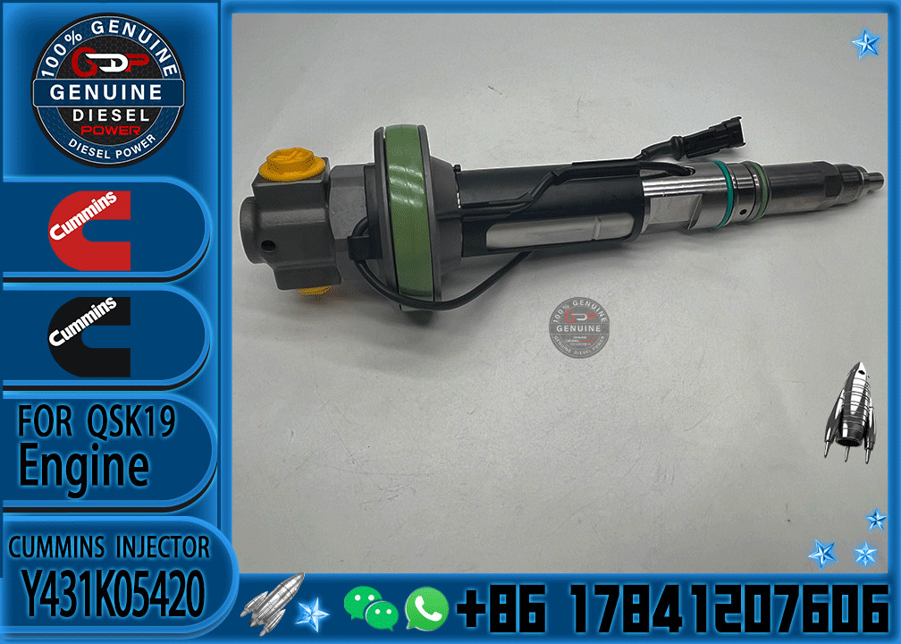 GENUINE BRAND NEW DIESEL FUEL INJECTOR F00BL0J019 Y431K05420 FOR QS19 ENGINE 4964170 4955524