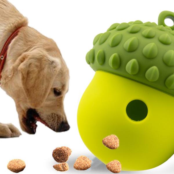 Pet Silicone Slow-Feeding Ball - Berry Chew Training Toy for Dental Health -