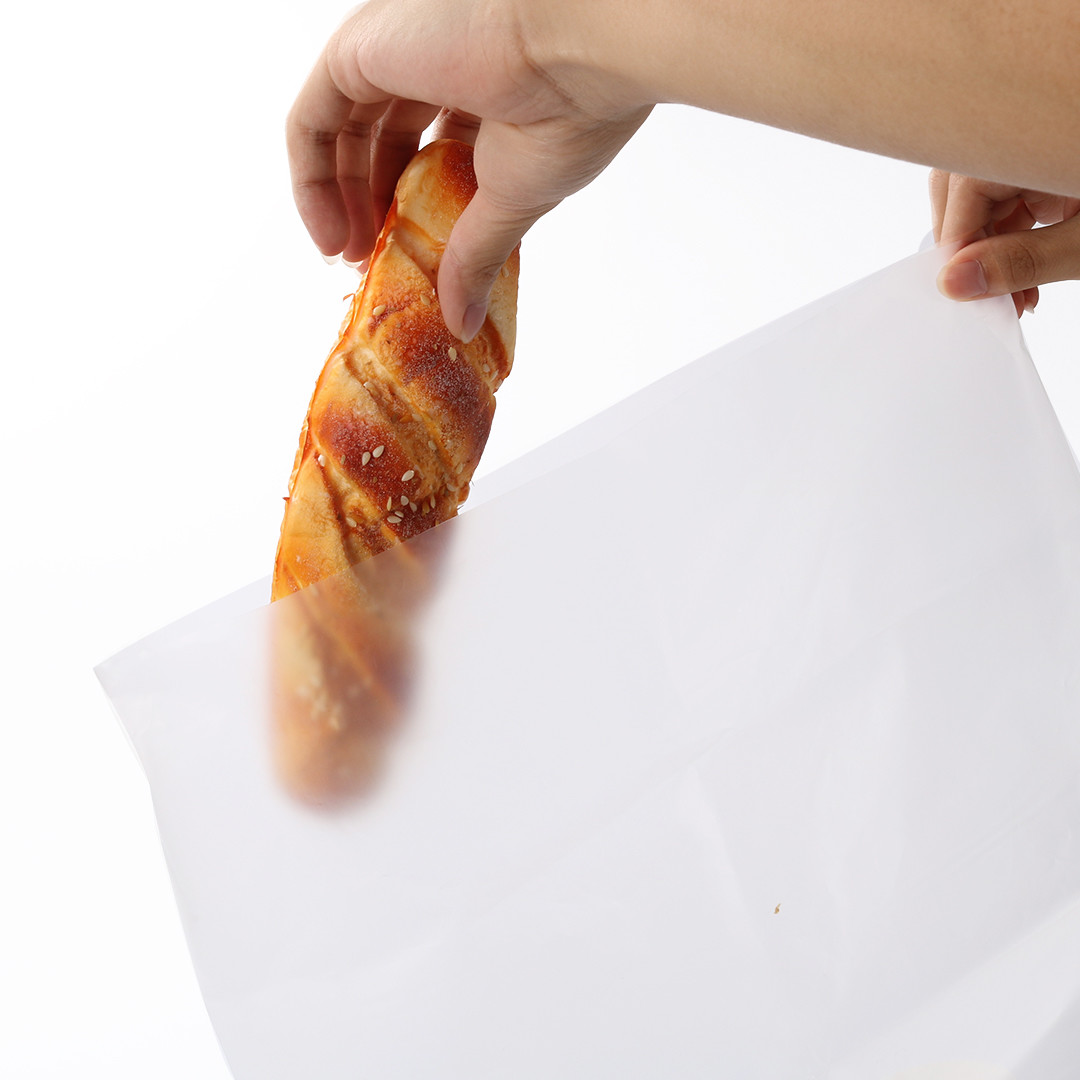 Bottom Gusset Any Color CMYK Custom Bakery Bags For Homemade Bread