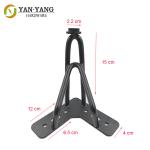 Black Color Metal Furniture Legs And Feet With Strong Load Capacity