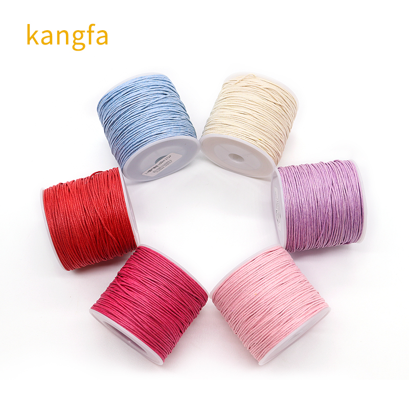 Customized Handmade Rope Bracelet Materials 1mm Braided Rope Rich in Colour Jade Thread