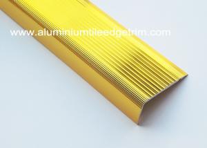 Quality Heavy Duty Aluminium Anti Non Slip Stair Edge Nosing Right Angle Straight Type wholesale